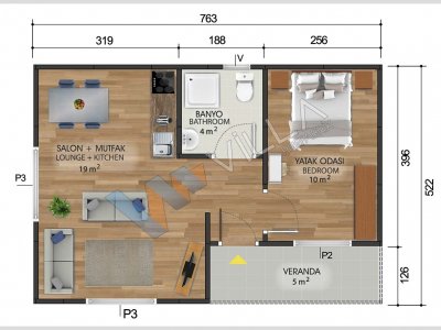 Prefabricated House 40 m²